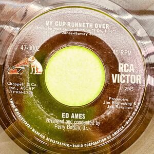 Ed Ames - My Cup Runneth Over / It‎ Seems A Long Long Time - 45rpm Vinyl Record